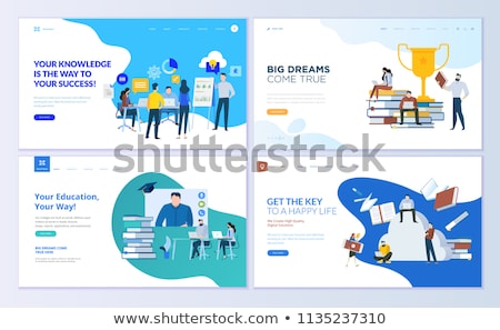 Stok fotoğraf: Personalized Learning Concept Vector Illustration