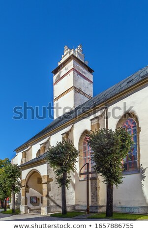 Basilica Of The Exaltation Of The Holy Cross Kezmarok Slovakia Foto stock © Borisb17