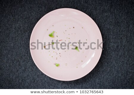 ストックフォト: Empty Dishes After Eating