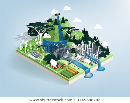 Stock photo: Isometric Nature And Landscape