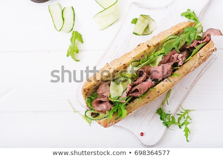 Stock photo: Roast Beef Sandwich