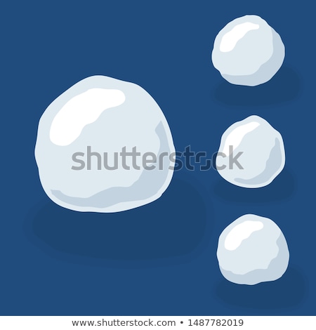 Stok fotoğraf: Snowball Or Hailstone