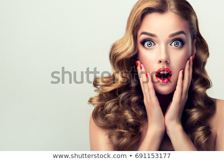 Zdjęcia stock: Woman In Shock
