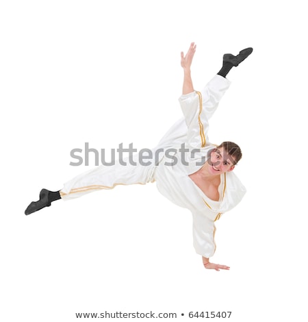 Dancer Makes Split Foto d'archivio © StepStock