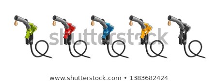 Stok fotoğraf: The Colorful Fuel Nozzles