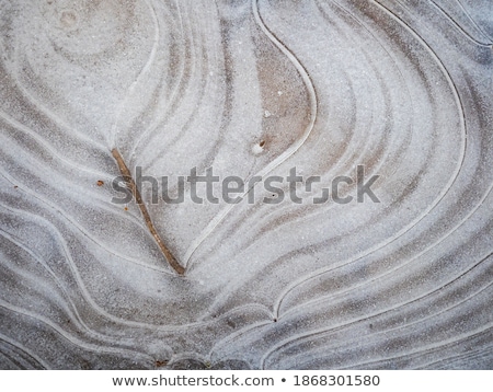 Stok fotoğraf: Abstract Concentric Ice Pattern