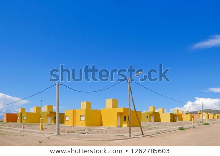 Stock foto: Settlement Of New Houses All In Same Style