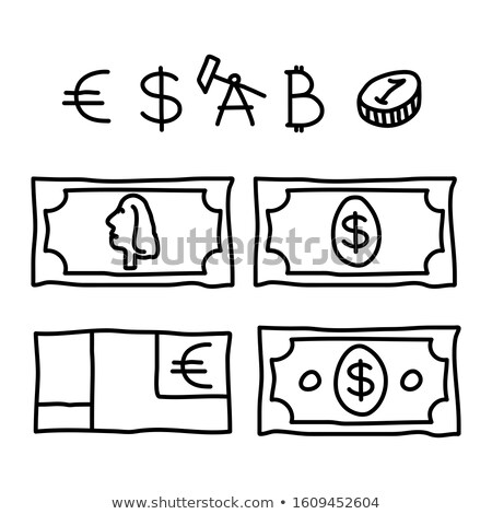 Stock fotó: Barrel With Dollar Symbol Sketch Icon