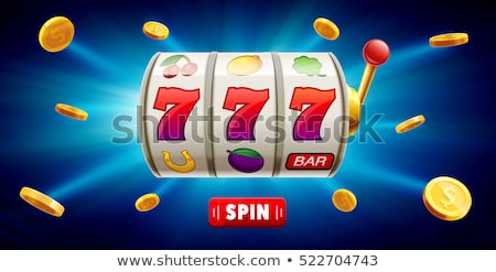 Stockfoto: Coin Slot On Blue Background