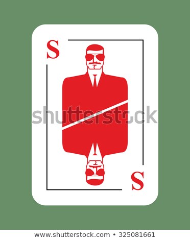 [[stock_photo]]: Playing Card Security Conceptual New Card Suit Secret Agent In