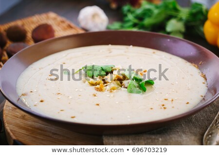 Stok fotoğraf: Chestnuts On Wooden Plate