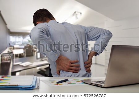 Foto d'archivio: Businessman With Lower Back Ache