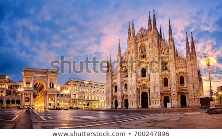 Stock fotó: Duomo Gothic Cathedral In Milan