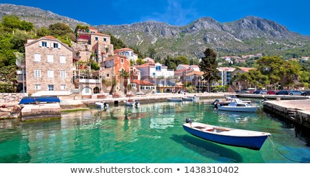 Stock fotó: Idyllic Village Of Mlini In Dubrovnik Archipelago View