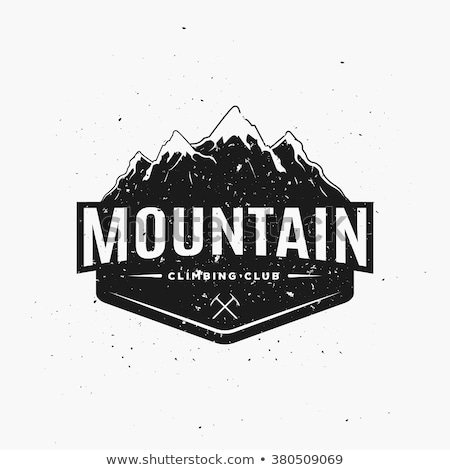 Foto stock: Company Logo Ice Mountain