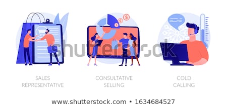 Zdjęcia stock: Sales Representative Abstract Concept Vector Illustration