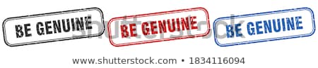 Stock fotó: Genuine Stamp