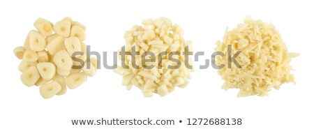 Сток-фото: Dried And Fresh Garlic