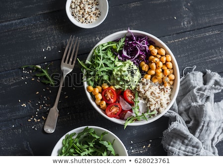 Stockfoto: Vegan Buddha Bowl With Vegetables