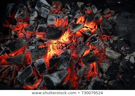 Stockfoto: Charcoal Burning