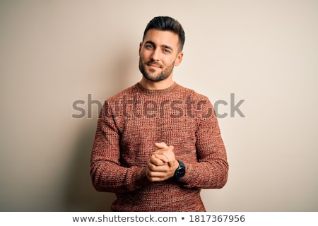 Zdjęcia stock: Elegant Young Handsome Man Studio Fashion Portrait