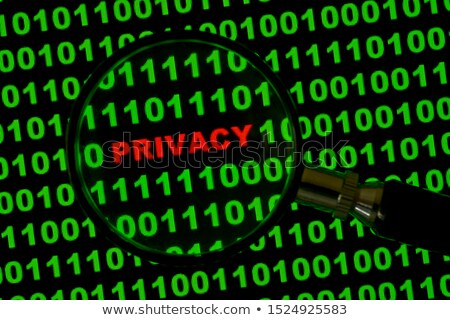 [[stock_photo]]: Data Overload Through Magnifying Glass