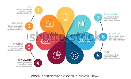 Stok fotoğraf: Flower Infographic
