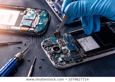 Stock fotó: Repair Of Mobile Devices