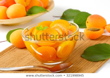 Сток-фото: Bowl Of Apricot Compote