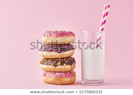 ストックフォト: Donut And Milk