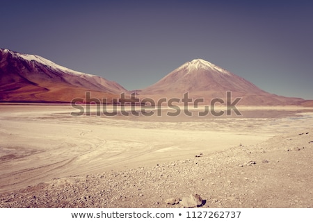 Clear Altiplano Laguna In Sud Lipez Reserva Bolivia Stok fotoğraf © Daboost