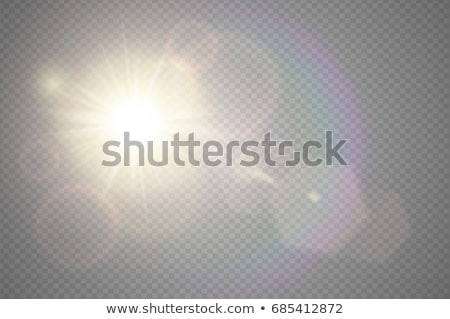 Stock fotó: Transparent Golden Light Effect Vector Background