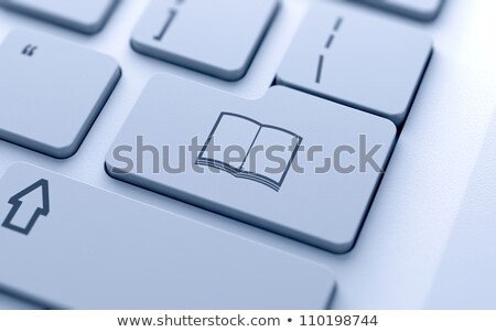 ストックフォト: Blue Online Reading Key On Keyboard