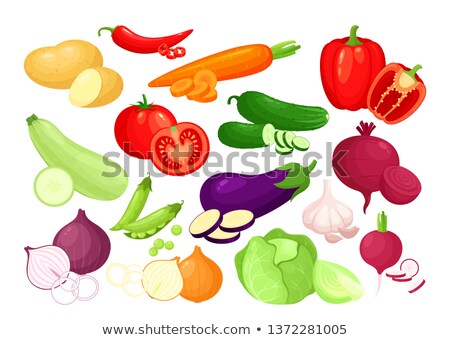 Foto stock: Organic Garlic And Beets