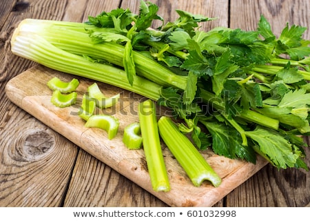 Foto stock: Fresh Celery Root With Leaf