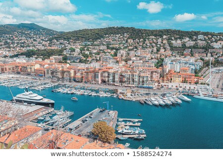 ストックフォト: Nice City Coastline From Top View