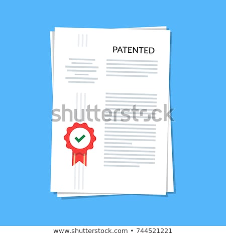 Foto stock: Cartoon Diploma With A Sign