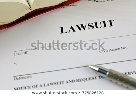 Foto stock: Lawsuit