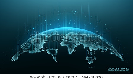 Stock fotó: 3d World Map