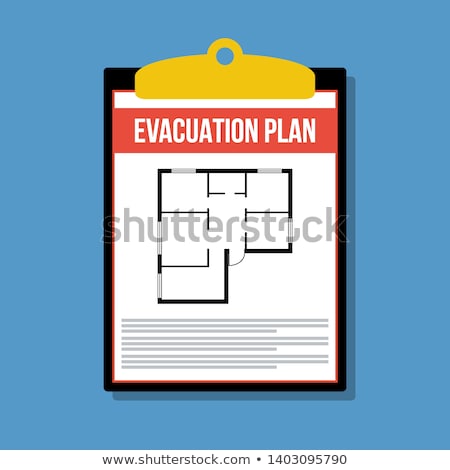 Stock photo: Evacuation Plan