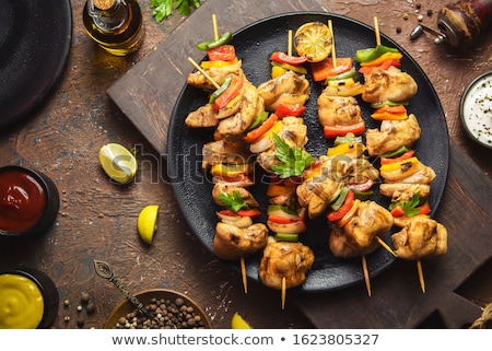 ストックフォト: Traditional Turkish Chicken Shish Dish