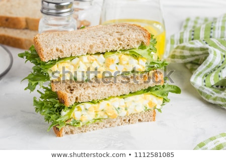 Foto stock: Egg And Mayonnaise