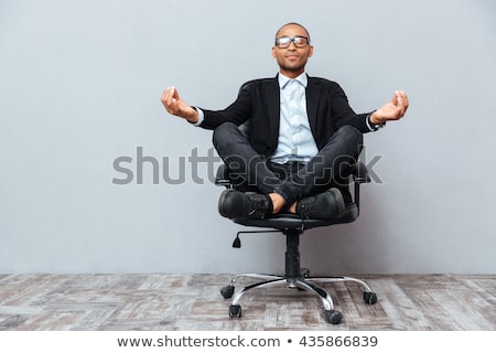 Stockfoto: Nappe · jonge · man · in · yogapositie