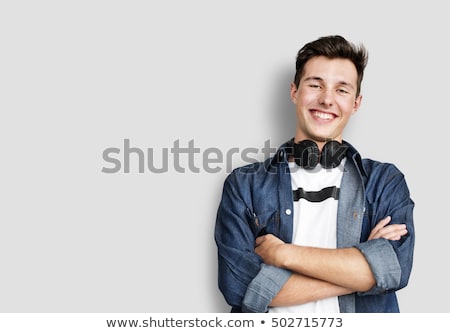 Imagine de stoc: Portrait Of Happy Young Teenage Boy