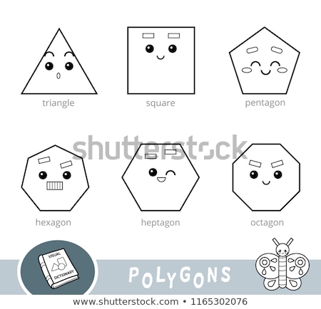 Сток-фото: Coloring Book Octagon Geometric Form