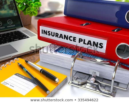 [[stock_photo]]: Insurance Policy On Office Folder Blurred Image