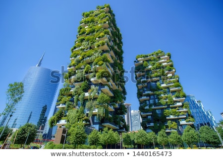 Stockfoto: Vertical Forest Buildings In Milan Italy