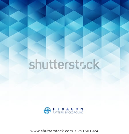 Modern Business Presentation Banner In Blue Geometric Style [[stock_photo]] © phochi