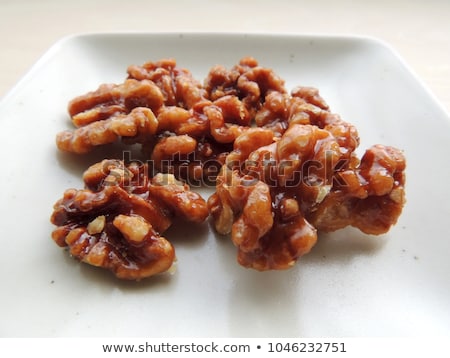 Foto stock: Walnuts And Candied Fruits