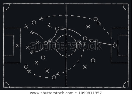 Foto stock: Football Tactics